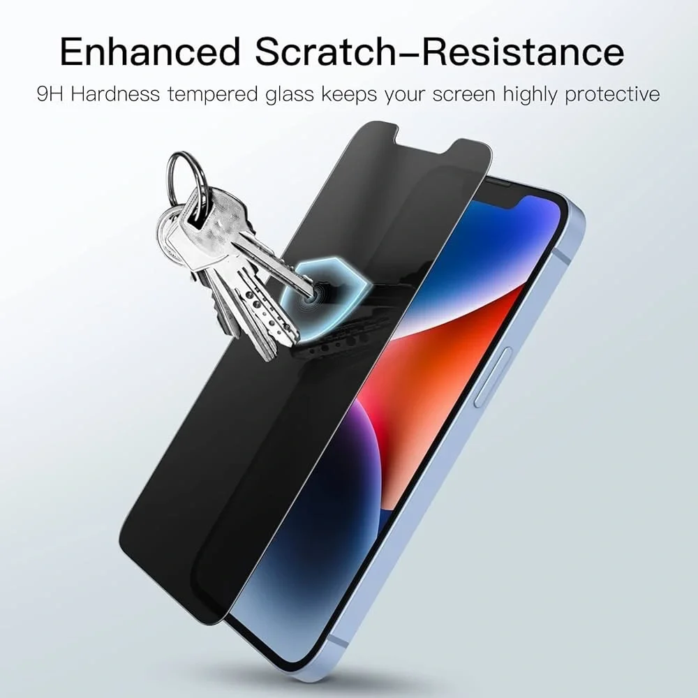 Privacy Screen Protector iPhone 14 Plus 6.7-Inch, Anti Spy Tempered Glass Film